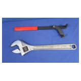 Aigo 450mm(18") Adj Wrench,Camsraft Pulley Ton