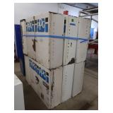 8-2 Door, 2 Shelf Cabinets-35x9x45"H