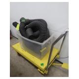 4 Wheeled Metal Cart w/Pull