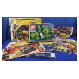 Vintage LocBlocs GloBlocs SpaceLand w/box, lg lot