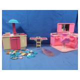 Barbie Access. incl. Kitchen,BeautySalon&other