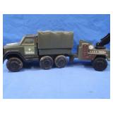 1978 Tonka Army Truck&Trailer-19'L