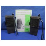 Vintage Realistic TRC-84 Walkie Talkies w/manuals