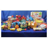 Lg lot Vintage Children's Toys incl TOMY,Fisher