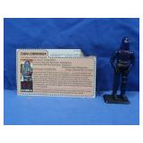 Vintage GI Joe'Cobra Commander' w/Cutout