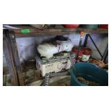 Wood Top Shop Bench/Table-88x34x40"H