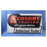 Metal Sign-"Economy Tractor" all-gear-drive