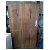 Wood Storage Cabinet-43x13x72"H