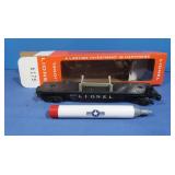 Lionel Flat Car 6175,W/Extra Missle w/Storage Box