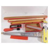Misc Starrett Post Lot, Rulers, & more