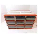 RIDGID Parts 9 Drawer Organizer-17"x11"x11"