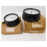 3 Ametek US Gauges(2-1972A, 1871A),5 1/2" Rd