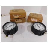 3 Large US Ametek Gauges-1872A,1871A,1872H-