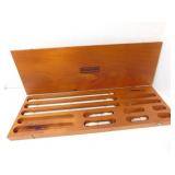 Starrett Precision-End Measuring rods, 244C w/Case