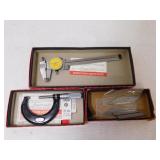 Starrett Micrometer-T436XFL-2, Dial Caliper-120MZ&