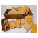 Starrett Tool Parts-Large Variety w/Dove Tail Box