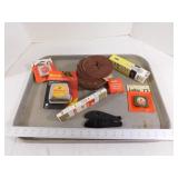 3 Lufkin Tape Measures, Starrett 16