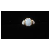 14K Ladies Opal Ring--3.4 Grams Gross Weight