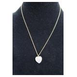 14k Frosted Crystal Pendant with Diamonds--2.5