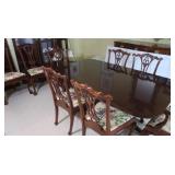 Dining Room Table (6 ft x 46" w/o Leaves), Two