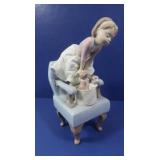Lladro #6512 Girl with Kittens