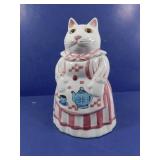 Laurie Gates Cat Cookie Jar