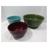 Mixing Bowl Lot of 3