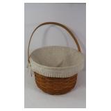 Longaberger Lined Basket 1996
