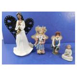 Angel Figurine Lot--1 Willow Tree, 2 Limited