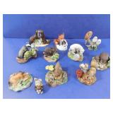 Franklin Porcelain Miniature Woodland Creatures