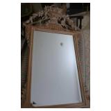 Wood Framed Beveled Mirror--Made in Italy--32