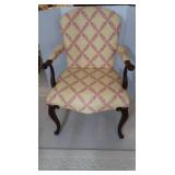 Hickory Chair Company Upholstered Mahogany