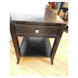 Arhaus End Table, One Drawer and One Shelf--19