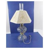 Vintage Oil Lamp Base Electric Lamp with Chimney