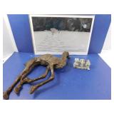 Iron Camel Sculpture, Stonecutter Critters and