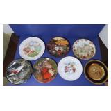 Collector Plate Lot (7)-- Including Royal Chokin