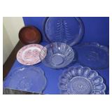 Platter and Bowl Lot--7 pcs