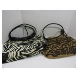 Brighton Leather and Fabric Satchels (2)