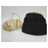 Vintage Beaded Clutch Purse and Black Possible
