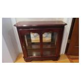 Small Pulaski Curio--One Door, Two Shelves--30" x