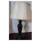 Glass Based Table Lamp w/Shade--27" H