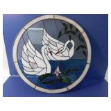 Swan Stainglass Hanger