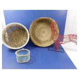 Baskets, Wire Rooster