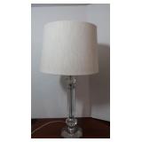 Table Lamp w/ Shade, Glass Basse, 26"H