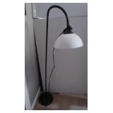 Floor Lamp, Plastic Adjustable Height Shade, 53"H