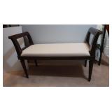 Upholstered Bench, Seat need Cleaned, Bombay