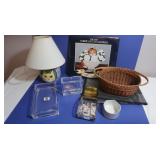 Home Dcor Lot - Dresser Lamp w/ Shade 13"T,