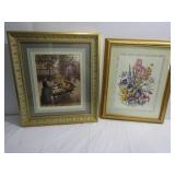 Framed Matted Prints, 1-14.5x16.5 & 1 - 1275x16