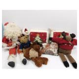 Home Dcor Lot - Christmas Pillows, Sill Sitter