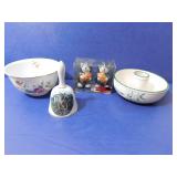 Home Dcor Lot - Cat Salt n Pepper Shakers, Olive